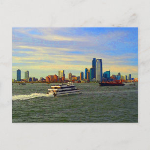 Jersey City Skyline #2-1 Postcard