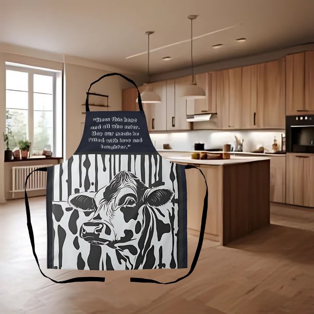 Jersey Cow Customizable Apron (Creator Uploaded)