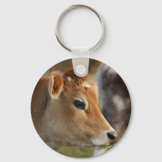Jersey Cow Keychain