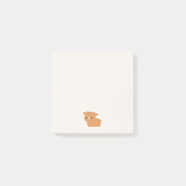 Jersey Cow Post-it Notes (Front)