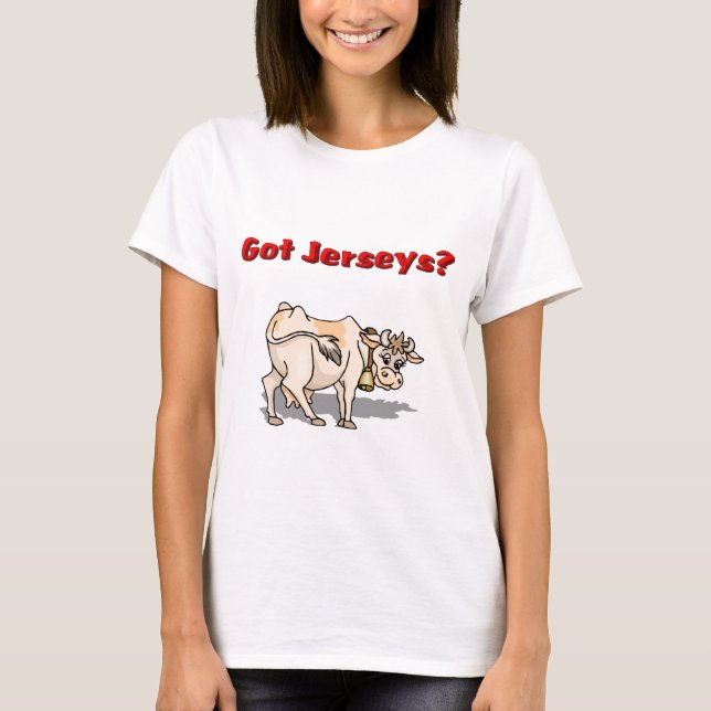 jersey cow t shirts (Front)