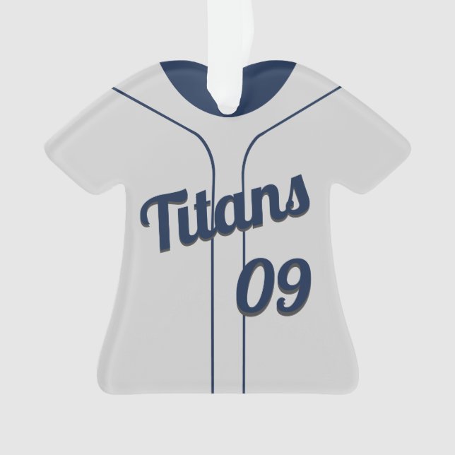 Jersey de baseball avec photo (devant)