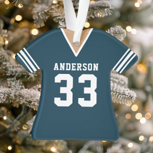 Jersey de football de marine personnalisée