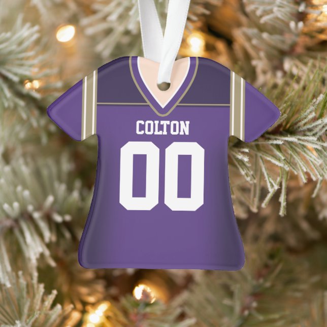 Jersey de football violet/or (Arbre)