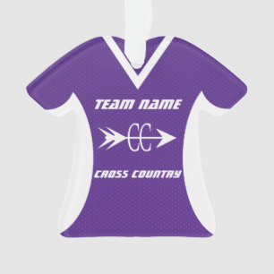 Jersey de sport violet cross-country