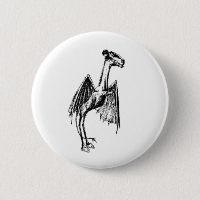 Jersey Devil 2 Inch Round Button (Front)