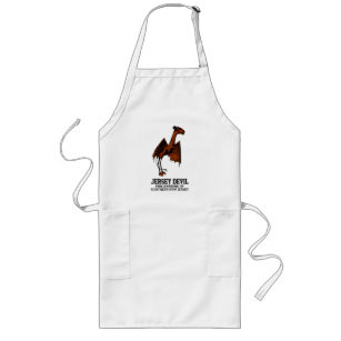 Jersey Devil Creature Cryptid Customizable Text T- Long Apron