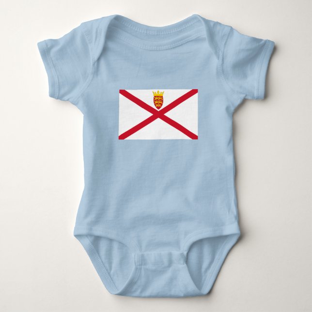 Jersey Flag Baby Bodysuit (Front)