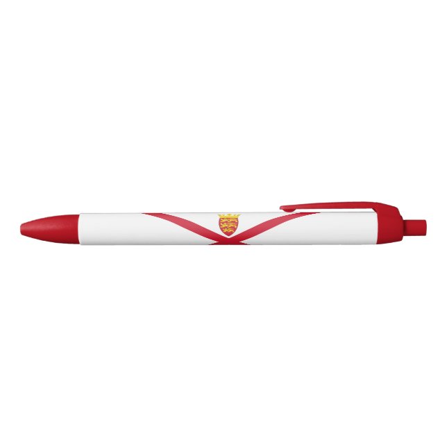 Jersey Flag Black Ink Pen (Top)
