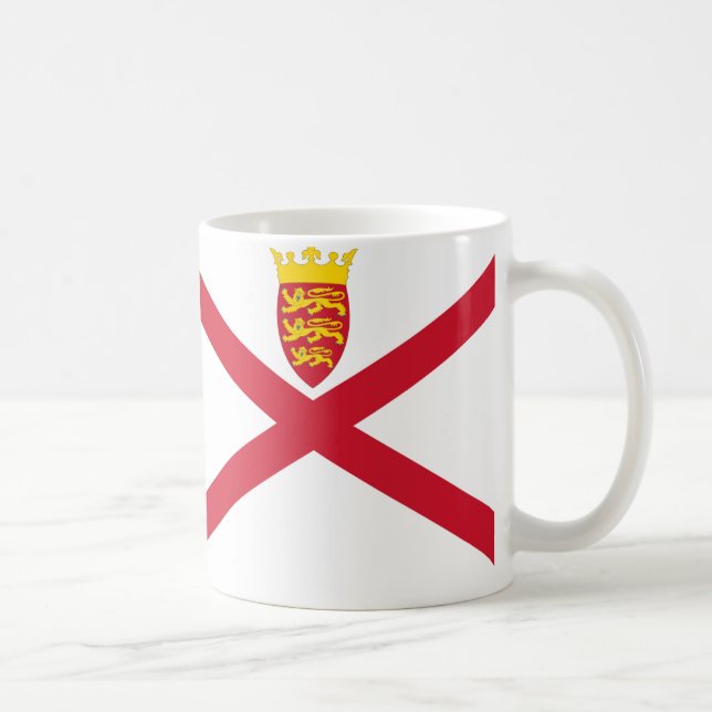  Jersey Flag Ceramic Mug (Right)