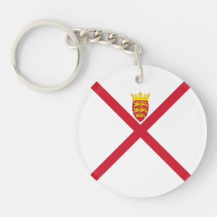 Jersey Flag Keychain