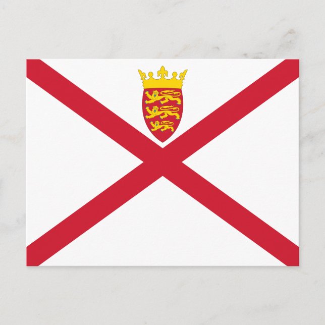 Jersey Flag Postcard (Front)