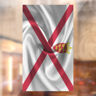 Jersey Flag Window Cling