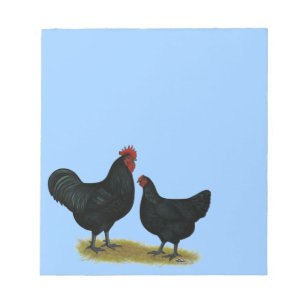 Jersey Giant Chickens Notepad