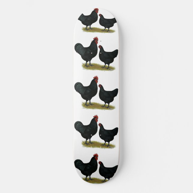 Jersey Giant Chickens Skateboard (Front)