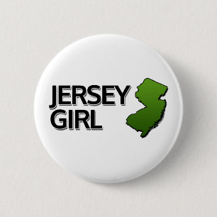 Jersey Girl 2 Inch Round Button