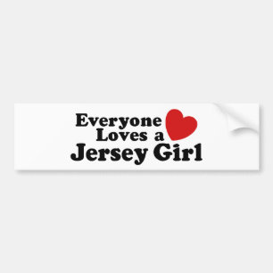 Jersey Girl Bumper Sticker