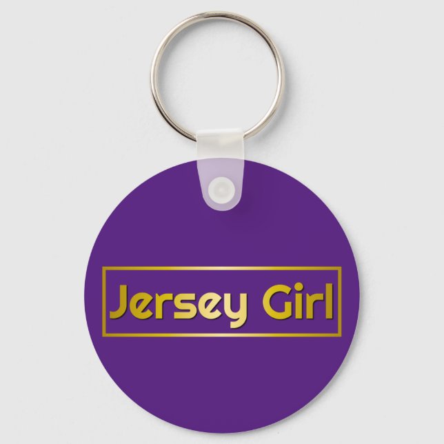 Jersey Girl   Keychain (Front)