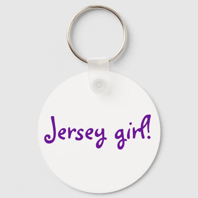 Jersey girl! keychain (Front)