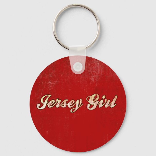 Jersey Girl Keychain (Front)