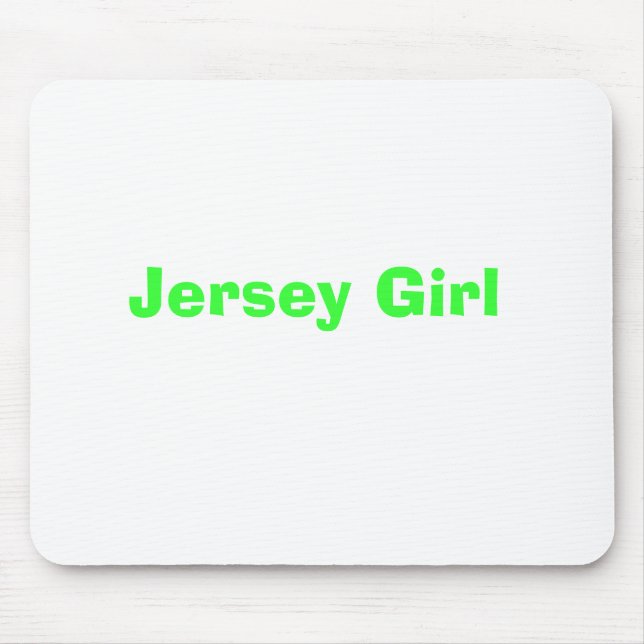 Jersey Girl Mouse Pad (Front)