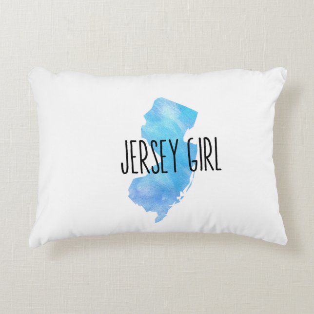 Jersey Girl Pillow (Front)