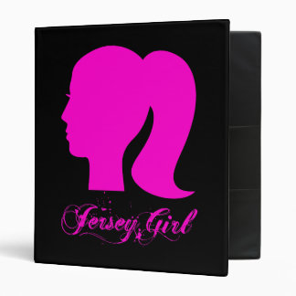 Jersey Girl Pink & Black Binder