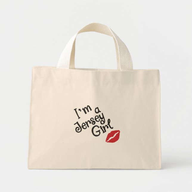 Jersey Girl Tiny Tote Bag (Front)