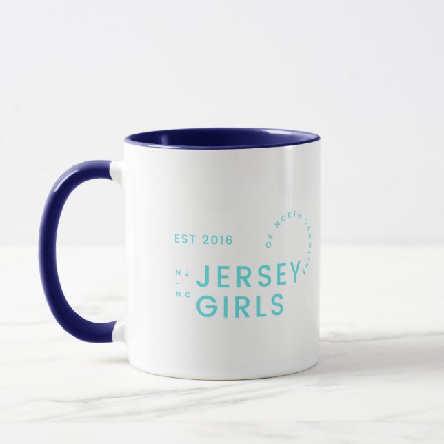 Jersey Girls of North Carolina Beach Mug (Gauche)