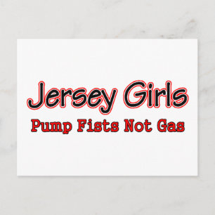 jersey grl fist pump postcard