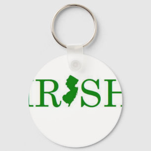 Jersey Irish Keychain