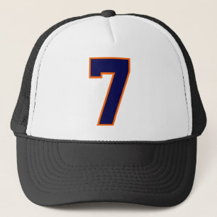JERSEY NUMBER 7 TRUCKER HAT