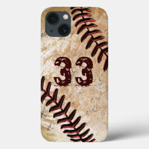 Jersey Number Cool Vintage Baseball iPhone 6 Cases