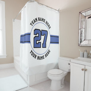 Jersey number, team, player name blue black sports
