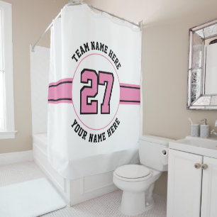 Jersey number, team, player name pink black sports