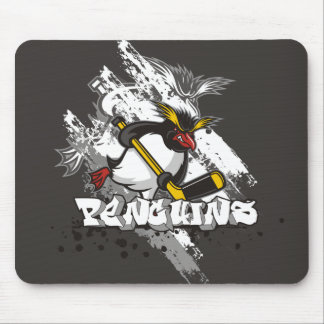 Jersey Penguins Graffiti Mouse Pad