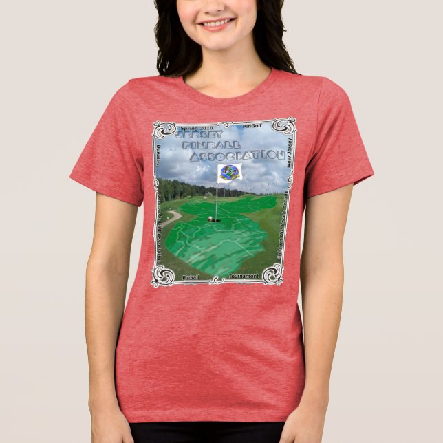 Jersey Pinball Association PinGolf - Spring 2010 Tri-Blend Shirt (Front)
