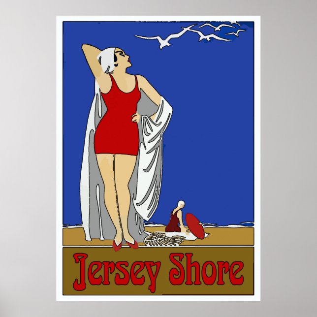 Jersey Shore Art Déco Vintage (Devant)