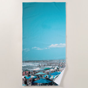 Jersey Shore Coastal Beach Towel