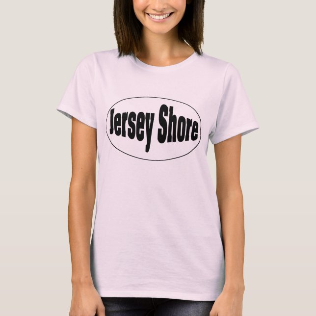 Jersey Shore Oval T-Shirt (Front)