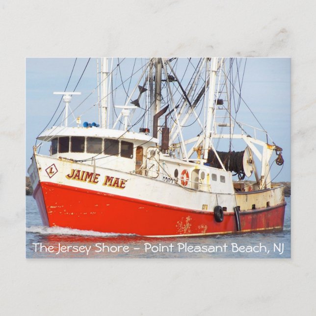 Jersey Shore - Pt. Pleasant Beach - Jaime Mae Postcard (Front)