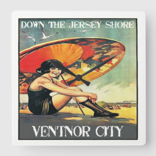 Jersey Shore Ventnor City Wall Clock