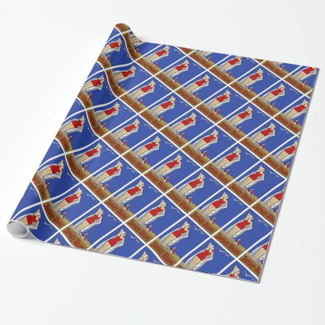 Jersey Shore Vintage Gift Paper (Unrolled)