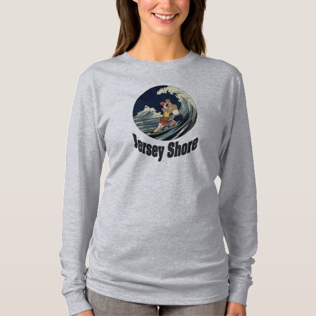 Jersey Shore Wave Lovers T-Shirt (Front)