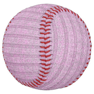 Jersey Stripe Knit Pattern in Powder Pink Softball