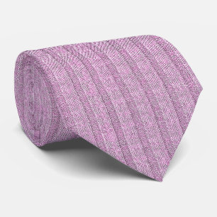 Jersey Stripe Knit Pattern in Powder Pink Tie