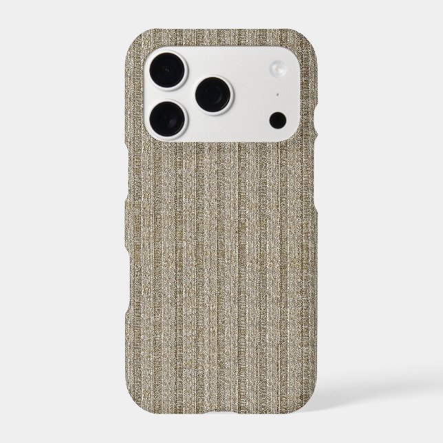 Jersey Stripe Knit Pattern in Soft Beige (Back)