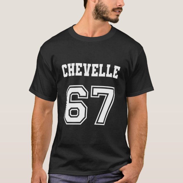 Jersey Style Chevelle 67 1967 Old School Muscle Ca T-Shirt (Front)