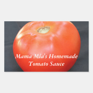 Jersey Tomato Customizable Text Sticker