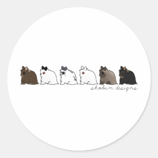 Jersey Wooly Group Classic Round Sticker